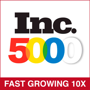 Inc. 5000 FAST GROWING 10X